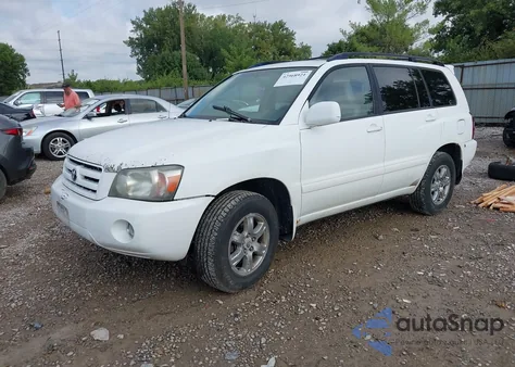 2007 Toyota Highlander V6 from USA, damaged, VIN JTEHP21A170206287